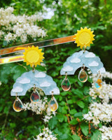 Sun Shower Earrings | Sunshine & Cloud Earrings