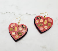 Box of Chocolates / Valentine's Day Earrings