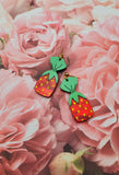 Strawberry Hard Candy Earrings / Candy Earrings / Valentine's Day Earrings